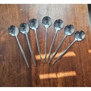 Iced Tea Spoons Set of 7, 8Inch Long Handle Stainless Steel Stirring Spoons